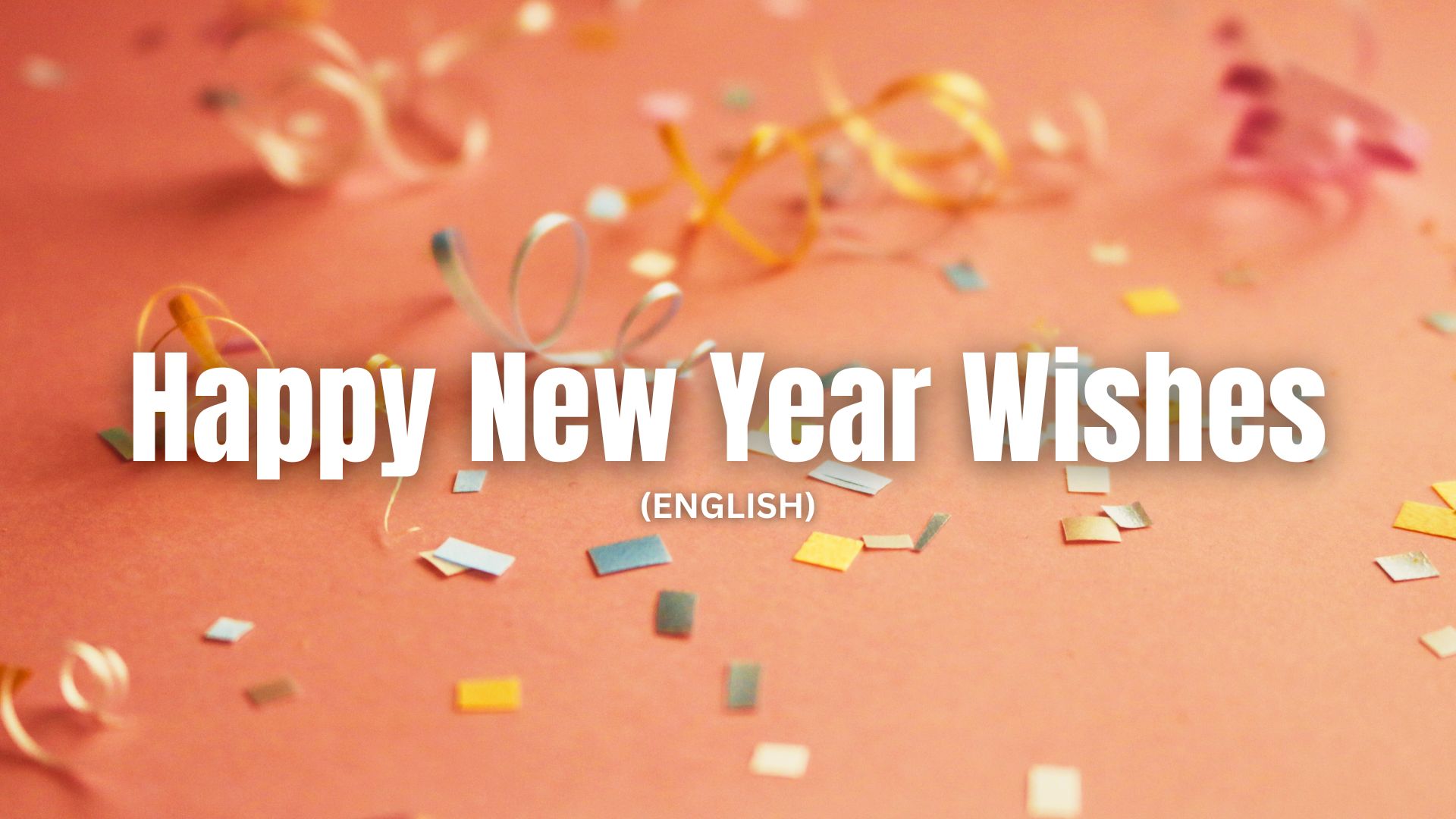 Happy New Year Wishes, Greetings, Messages in English
